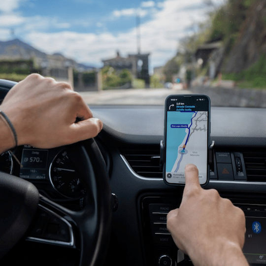 Spacecase Spacecase Sc15 Universal Suport Auto pentru Telefon cu cârlige reglabile Neagră