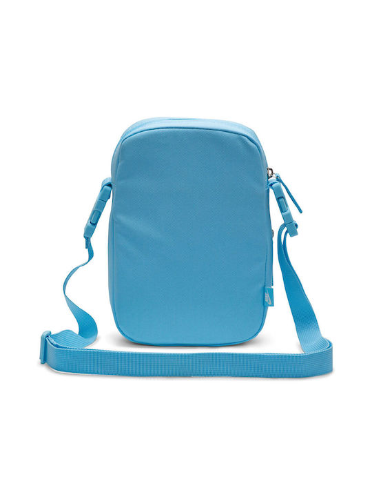 Nike Sling Bag Heritage with Zipper & Adjustable Strap Blue 18x8cm