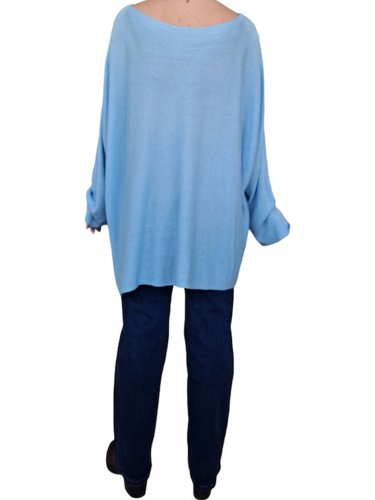 Remix Women's Blouse Long Sleeve Blue