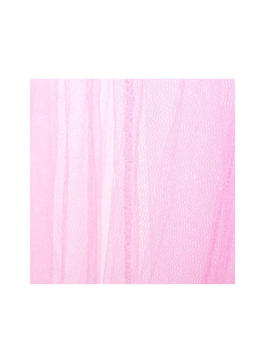 Atmosphera Κουνουπιέρα Λίκνου από Τούλι Ροζ 60x250εκ.