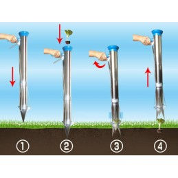 Plantator de Răsaduri Mic Fermier Oțel Inoxidabil