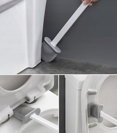 Kunststoff Badezimmer Toilettenbürste Weiß