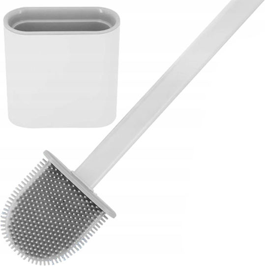 Kunststoff Badezimmer Toilettenbürste Weiß