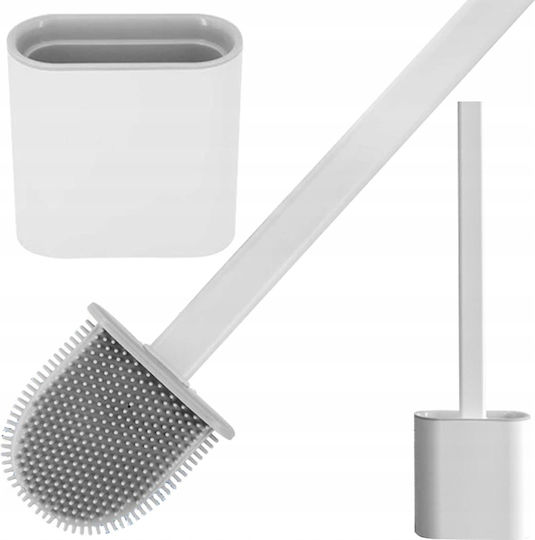 Kunststoff Badezimmer Toilettenbürste Weiß