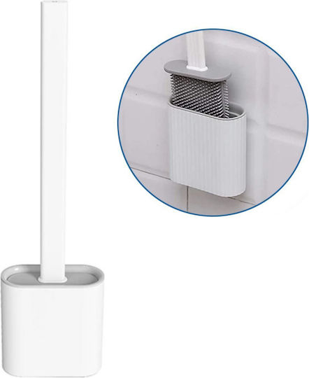 Kunststoff Badezimmer Toilettenbürste Weiß