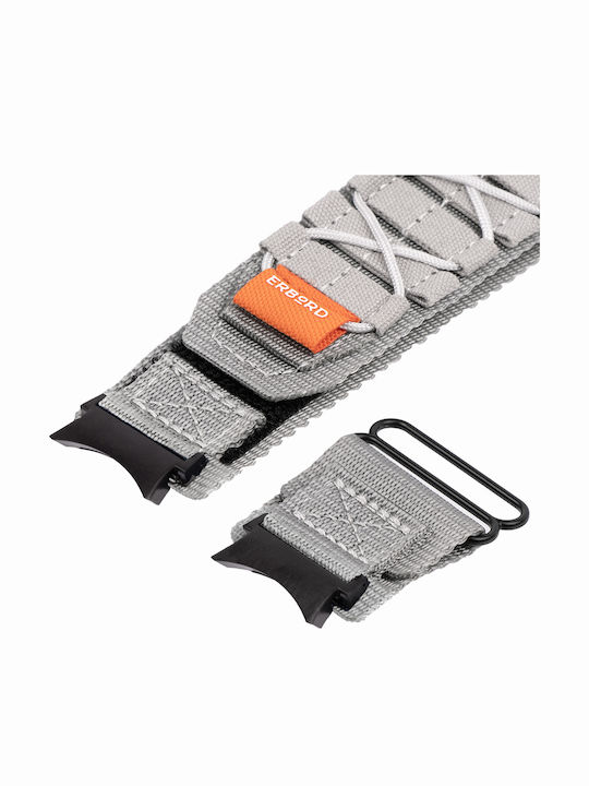 Erbord Armband Stoff Gray (Galaxy Watch4/5/6/7/FE/4 Classic/6 Classic/5 Pro)