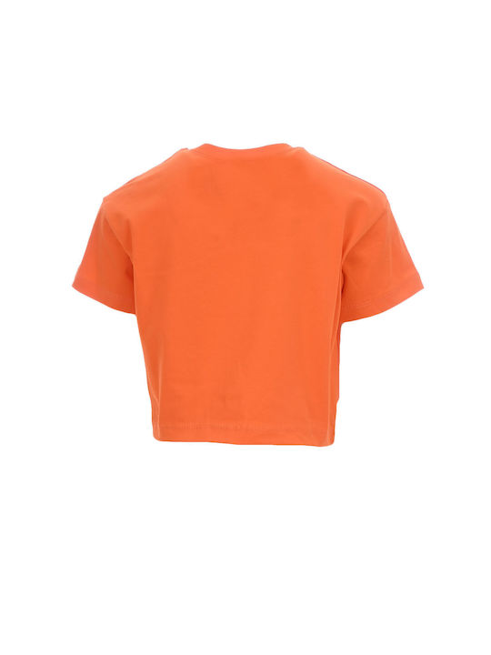 Evita Kids' Crop Top Short Sleeve orange