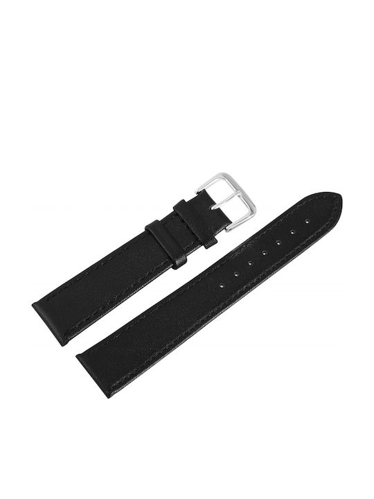 New Era Δερμάτινο Λουράκι Μαύρο 20mm