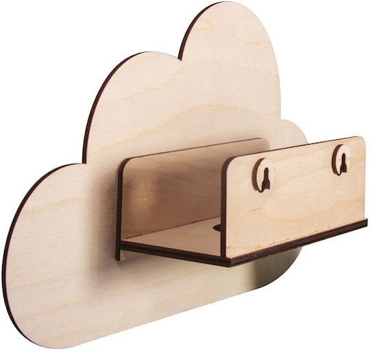 Rayher Kids Decorative Hanging Cloud White made of Wood 31x18.5x7.5εκ.