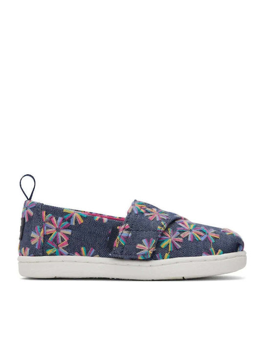 Παιδικές Espadrilles mit Bügel- und Schleifenverschluss Marineblau
