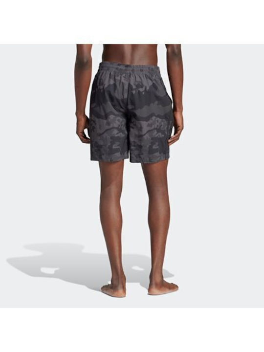 Adidas Herren Badebekleidung Shorts Schwarz Tarnfarben