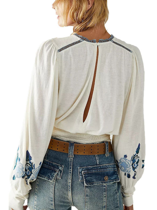 Top Free People Felicity Top OB1572523-BONE Γυναικείο