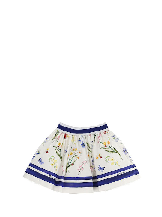 Skirt Monnalisa With Butterflies 115700 5601-0099 Girl