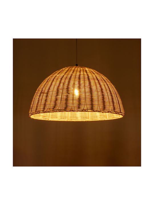 GloboStar Montana Deckenleuchte Beiges Boho Raster mit Lampenbirnensockel E27 50x25x25cm