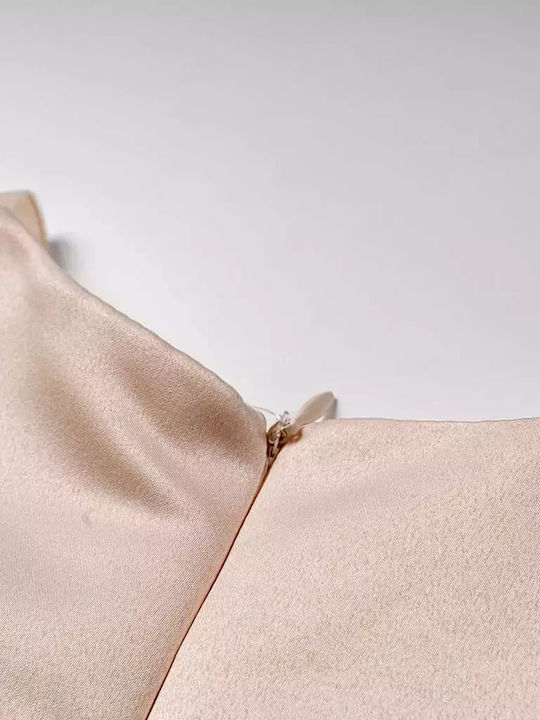 Kinderkleid Tüll Beige