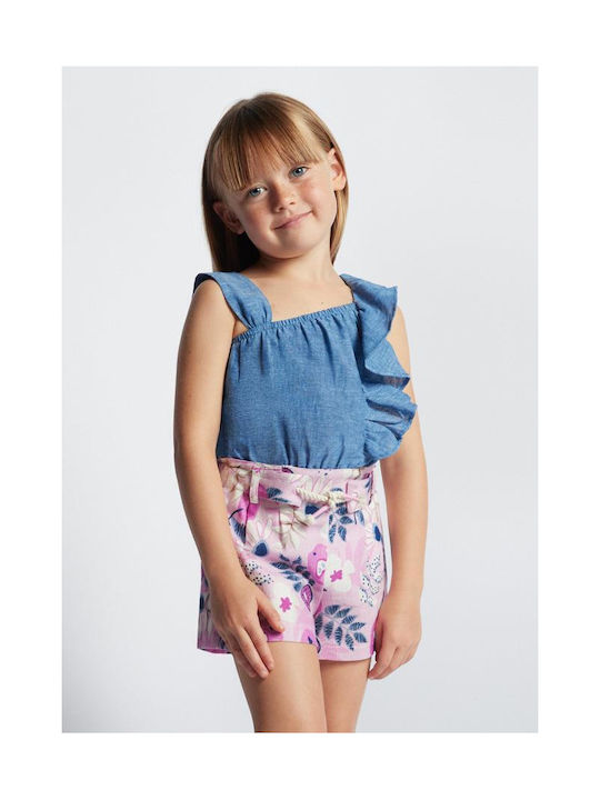 Mayoral Kinder Shorts/Bermudas Stoff Lila