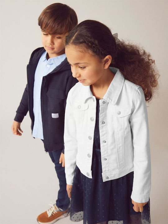 Kinder Jeansjacke White