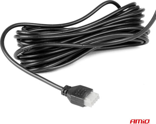 AMiO Car Parking System Back with Screen / Buzzer and 8 Sensors 21.5mm in Black Color