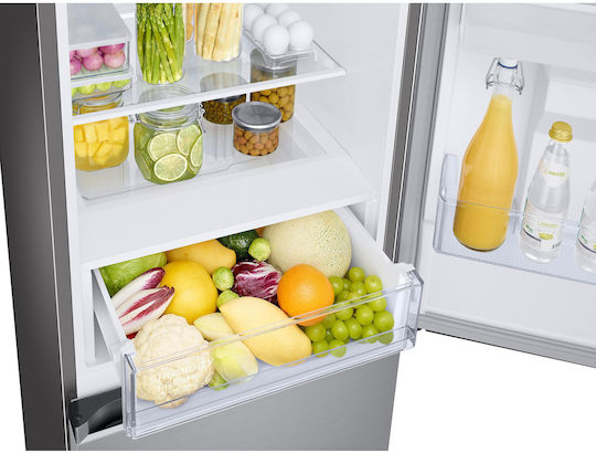 Samsung Kühl-Gefrierkombination 341Es NoFrost H185.3xB59.5xT65.8cm. Inox RB34C652ESA/EF