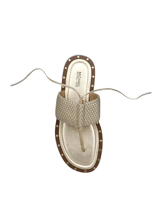 Jagger Women's Flat Sandals in Gold Color