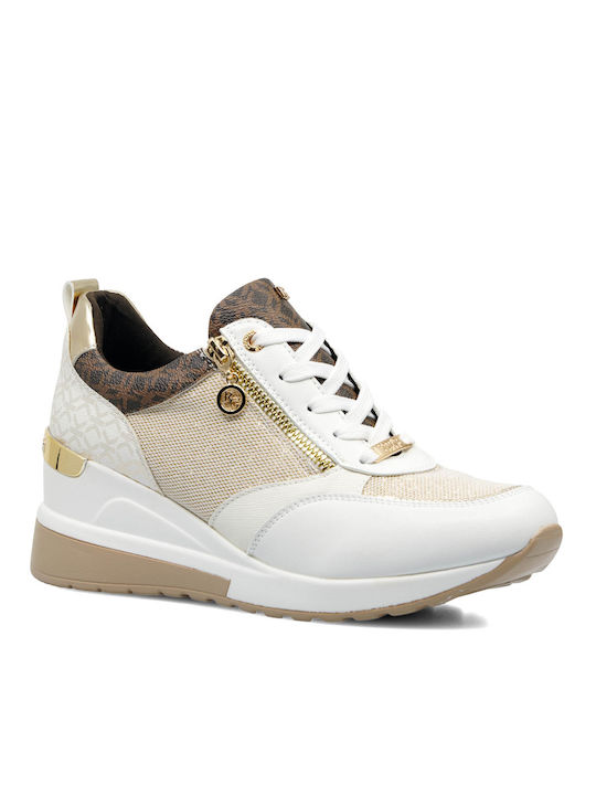 Renato Garini Femei Sneakers White / Brown