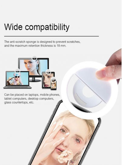 Alogy Selfie Flash Ring Light Led in Blue color