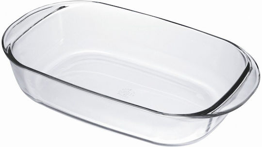 Ibili Rectangular Vas de Gătit Rezistent la Căldură Sticlă 27x14x7cm 1buc