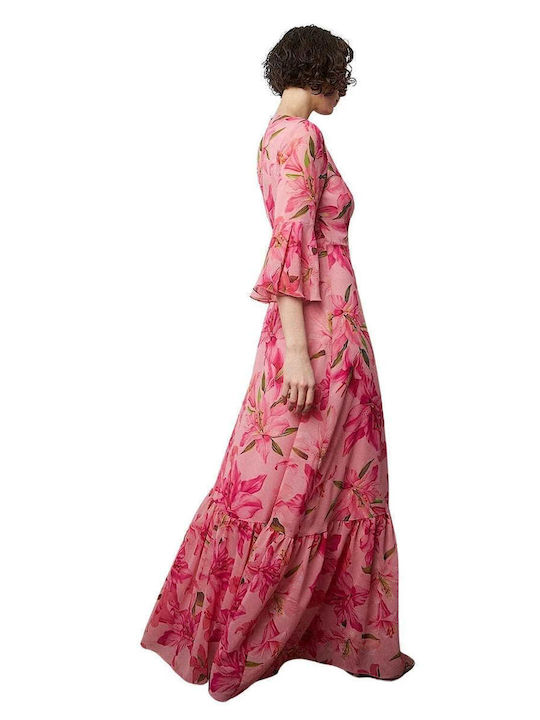 Desiree Maxi Φόρεμα Κρουαζέ Floral