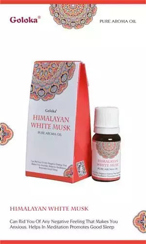 Himalayan Aromatisches Öl Weißer Moschus 10ml 1Stück EAS-89060