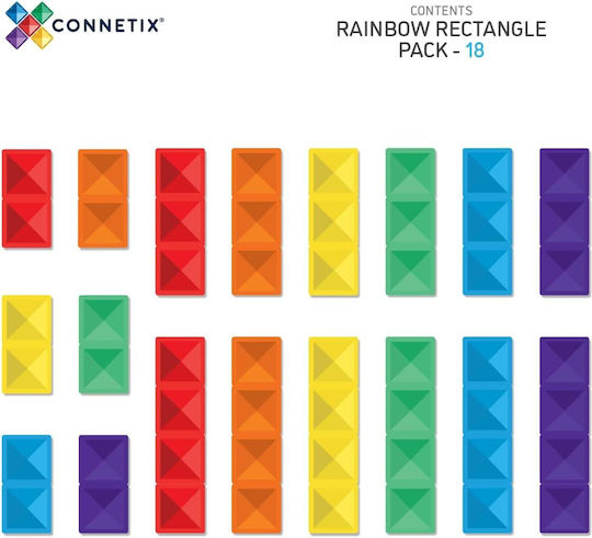 Connetix Jucărie Magnetică De Construcție Rainbow
