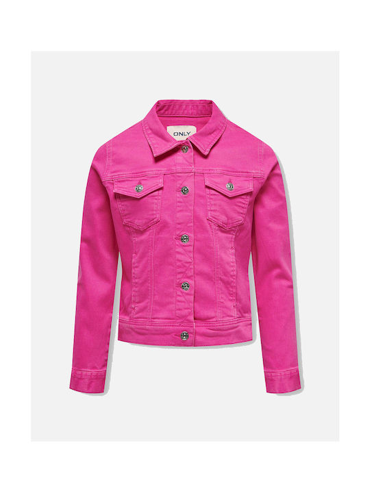 Kids Only Kinderjeansjacke Raspberry Rose Fuchsia