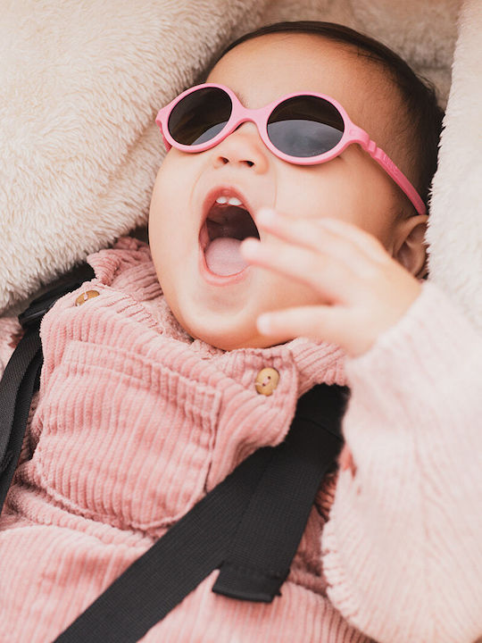 KiETLA Unbreakable Baby Kids Sunglasses Pink For 0-1 Year D1SUNPEONY