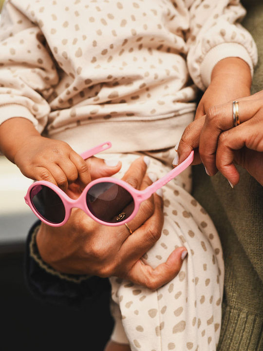 KiETLA Unbreakable Baby Kids Sunglasses Pink For 0-1 Year D1SUNPEONY