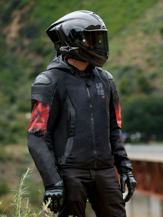 Alpinestars Zaca Χειμερινό Ανδρικό Μπουφάν Μηχανής Αδιάβροχο Μαύρο