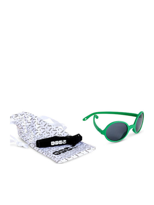 Kietla Sunglasses Wazz 1-2 Years - Round Green