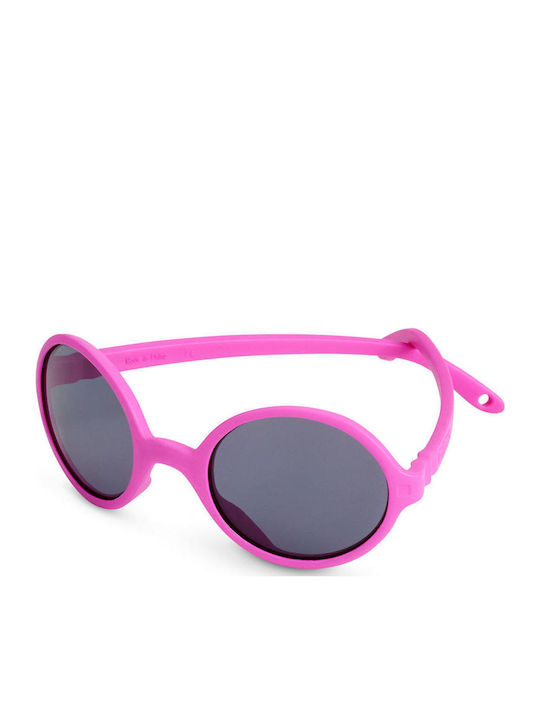 Kietla Sunglasses Wazz 2-4 Years - Round Fuchsia