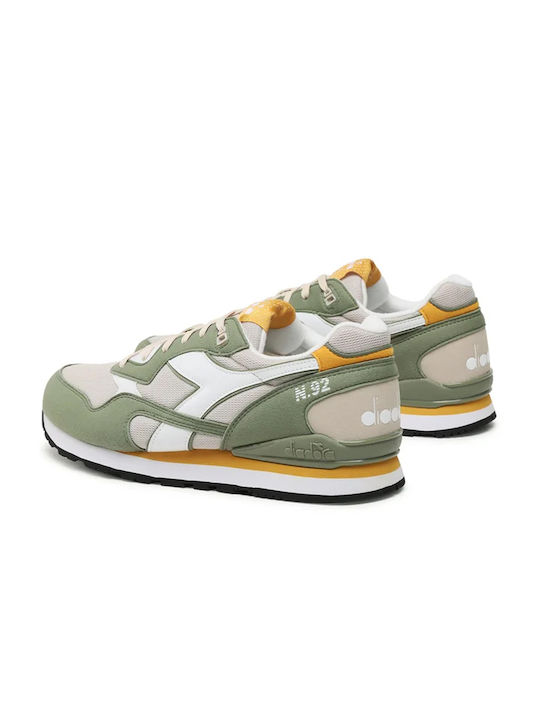 Diadora N.92 Ανδρικά Sneakers Gray Oat