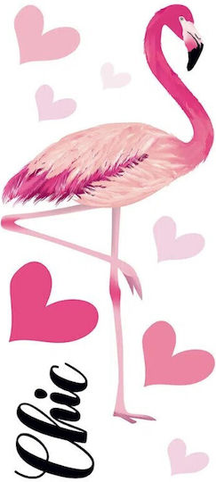 Autocolant Decorativ Perete Flamingos 1buc 45x35buc Ango