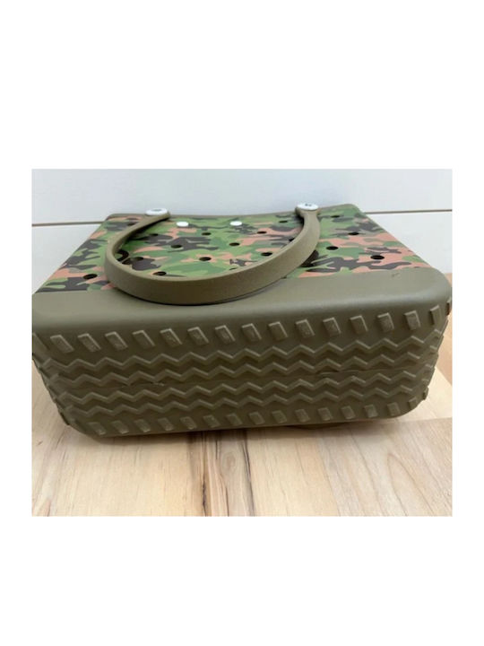 Plastik Strandtasche Grün