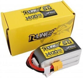 Tattu R-Line V5 Батерия Li-Po 14.8V 1300mAh 150C 4S XT60 за Дрон
