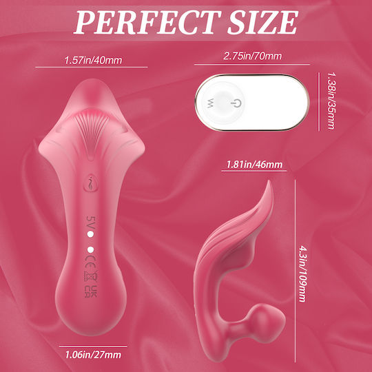 La Lolita Amsterdam Chomper-Rct Вибратор G-Spot с Дистанционно Управление Червен