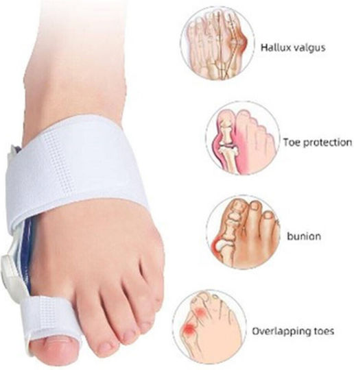 IPinsoles Regular Ρυθμιζόμενος Νάρθηκας Δακτύλου σε Λευκό Χρώμα IP018