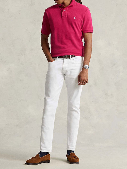 Ralph Lauren Ανδρική Μπλούζα Κοντομάνικη Polo Ροζ