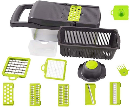 Premium Grater for Fruits & Vegetables Made of Stainless Steel with Container