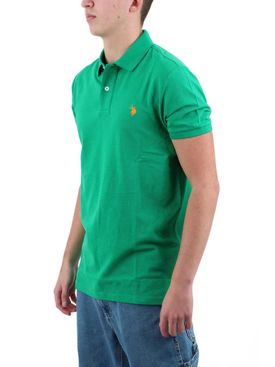 U.S. Polo Assn. Men's Short Sleeve Blouse Polo Green