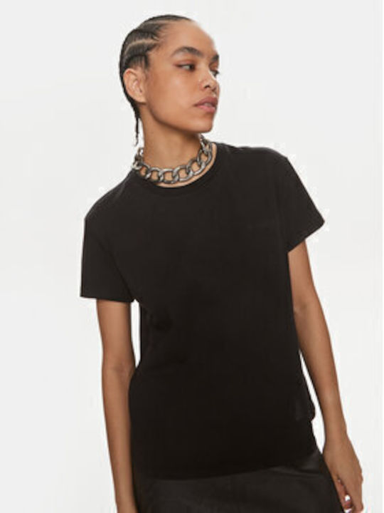 Damen T-Shirt Schwarz