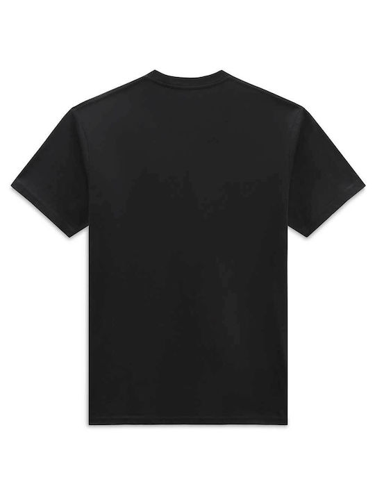 Vans T-shirt Bărbătesc cu Mânecă Scurtă Negru