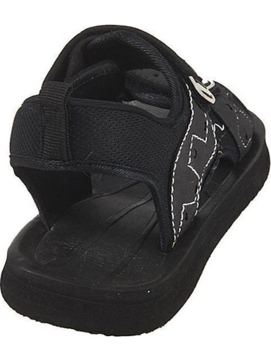 Women's Flat Sandals in Black Color