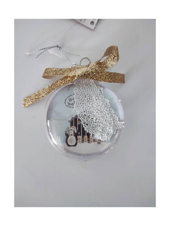Hängendes Kugel Ornament Ornament Schwarz 8cm