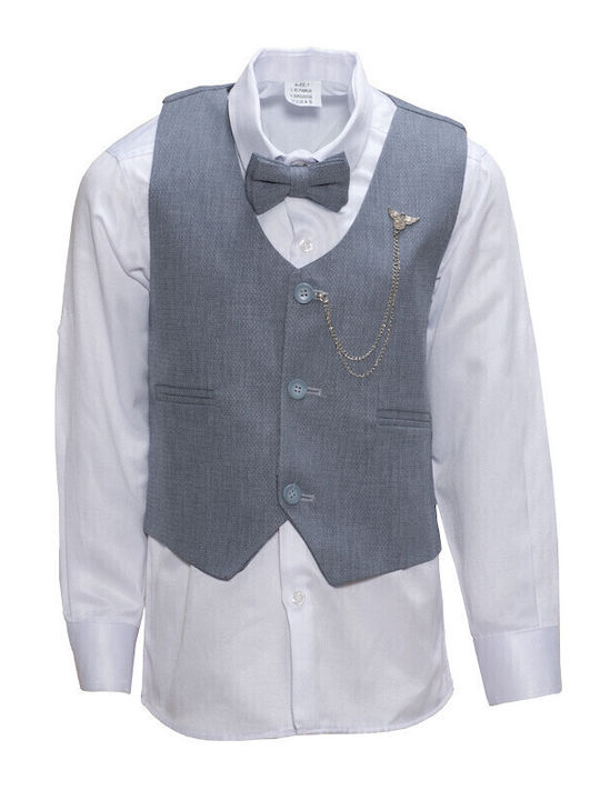 Kids' Suit Summer 4pcs Gray
